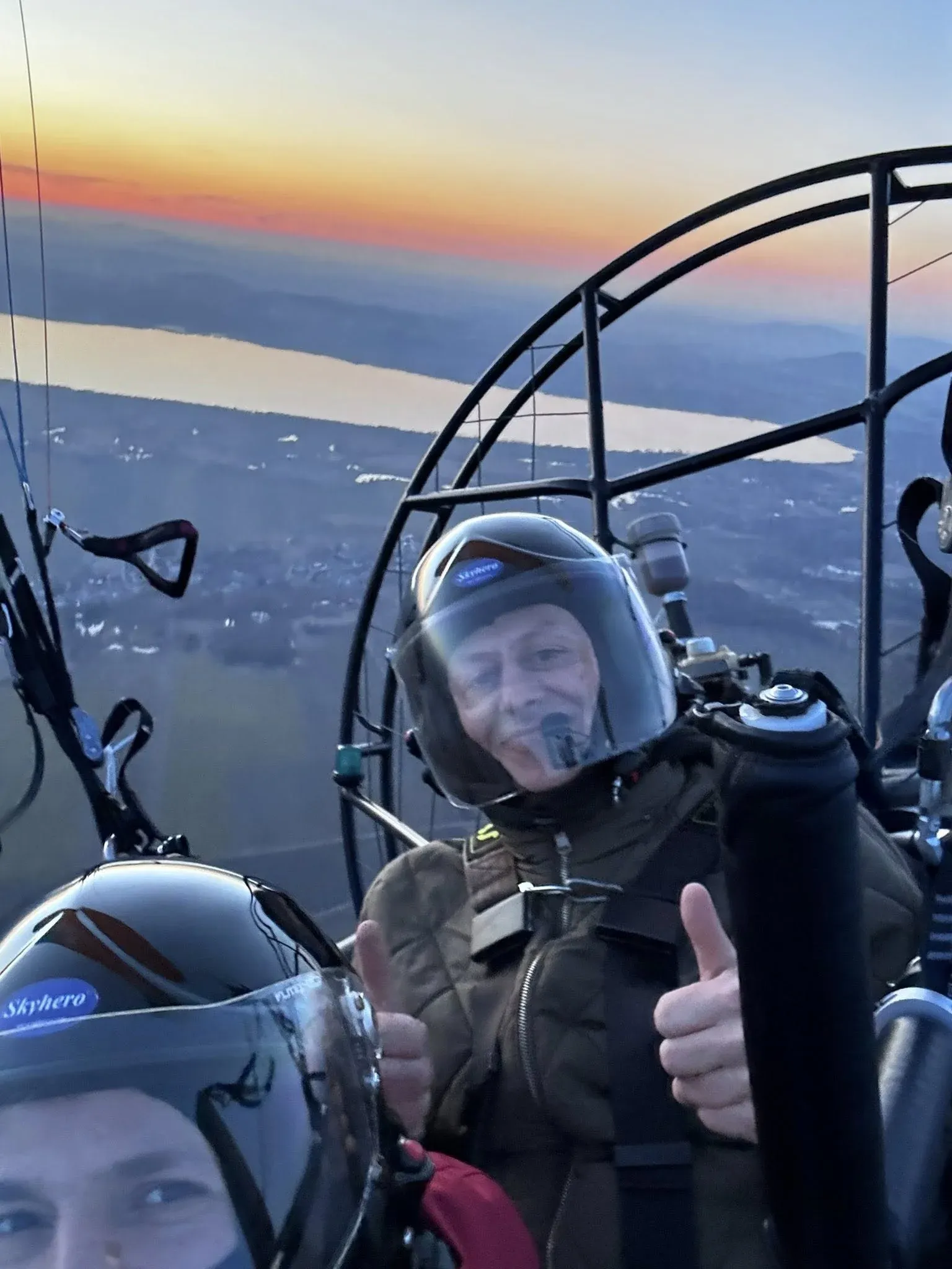 Lot tandemowy nad Dolnym Śląskiem