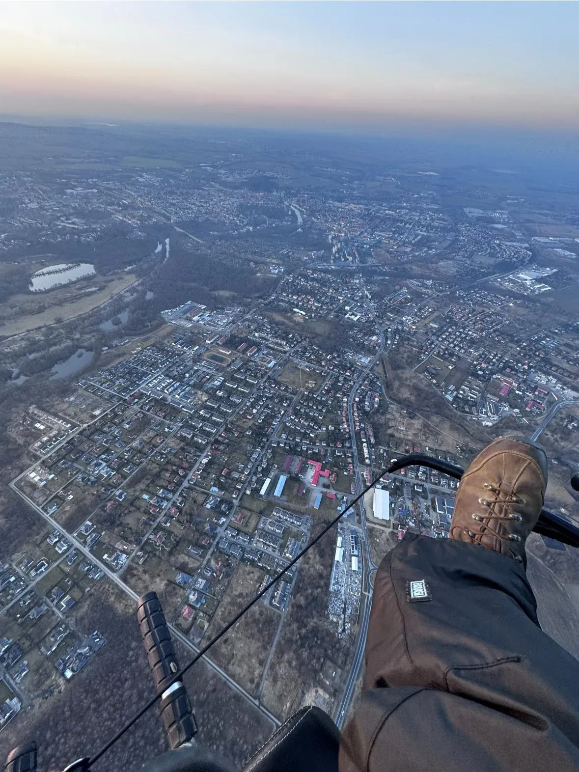 Panorama z paralotni