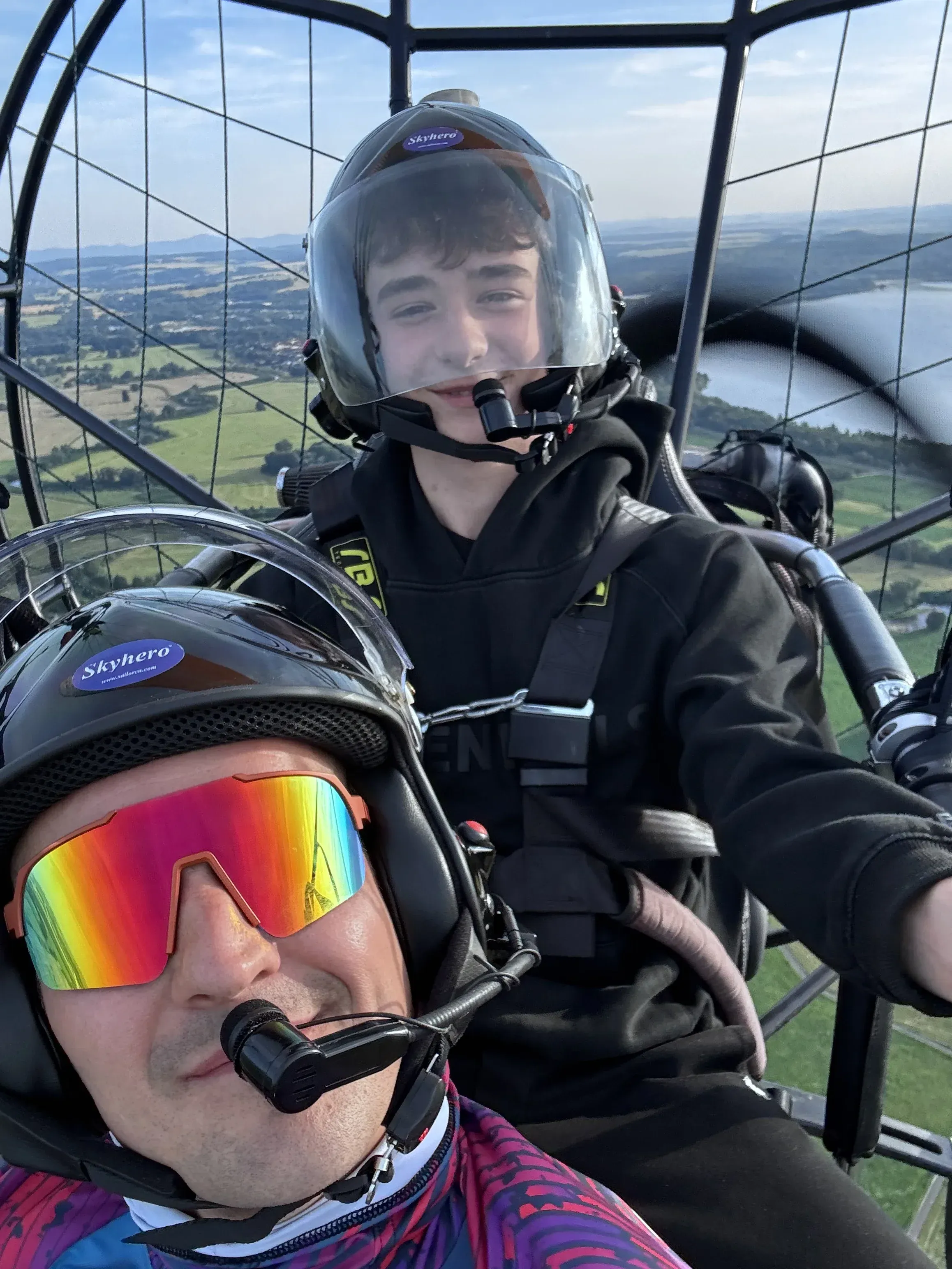 Przygotowanie do lotu tandemowego