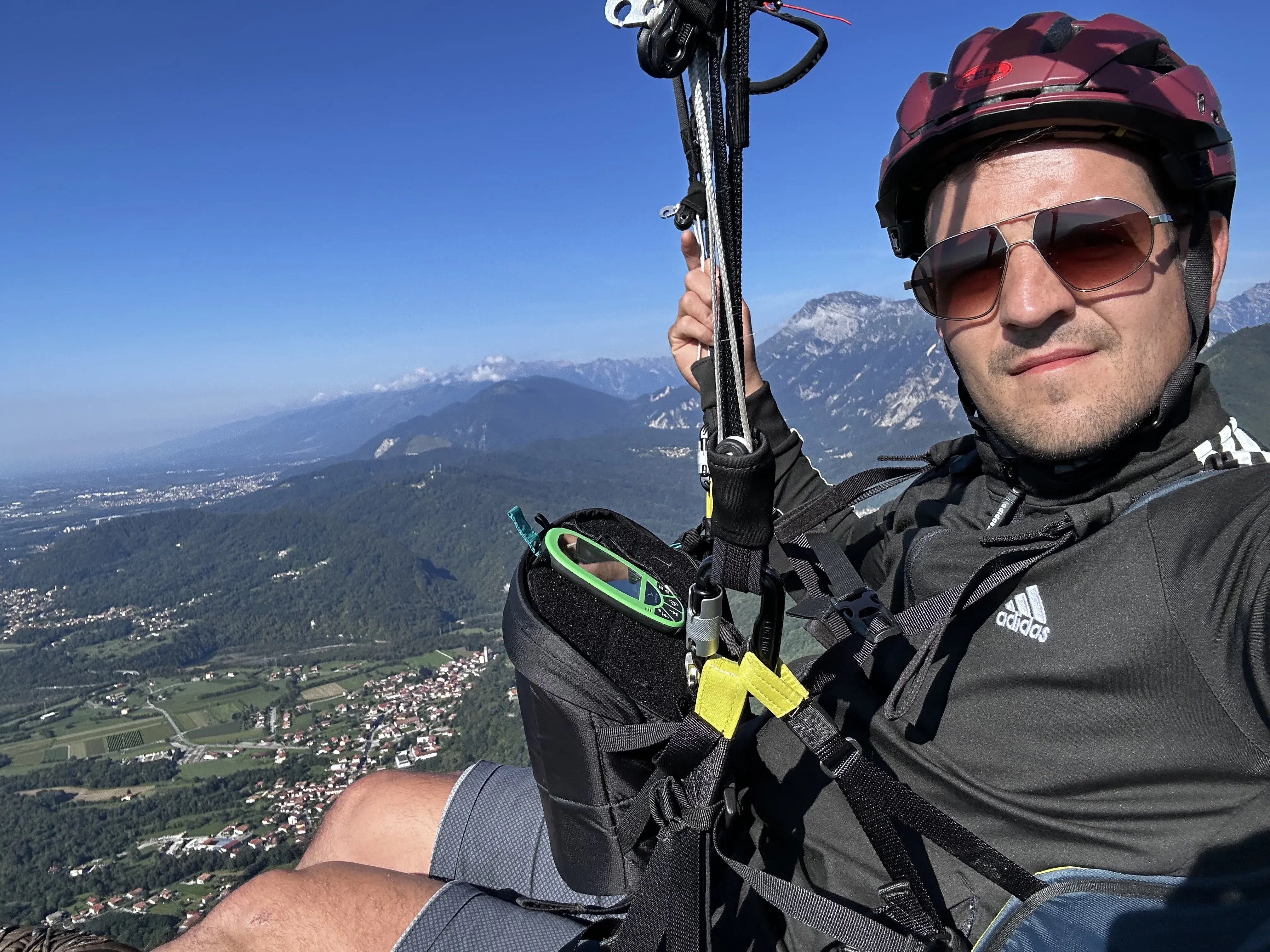 Grzegorz Pławski - pilot lotów tandemowych paralotnią w Zgorzelcu